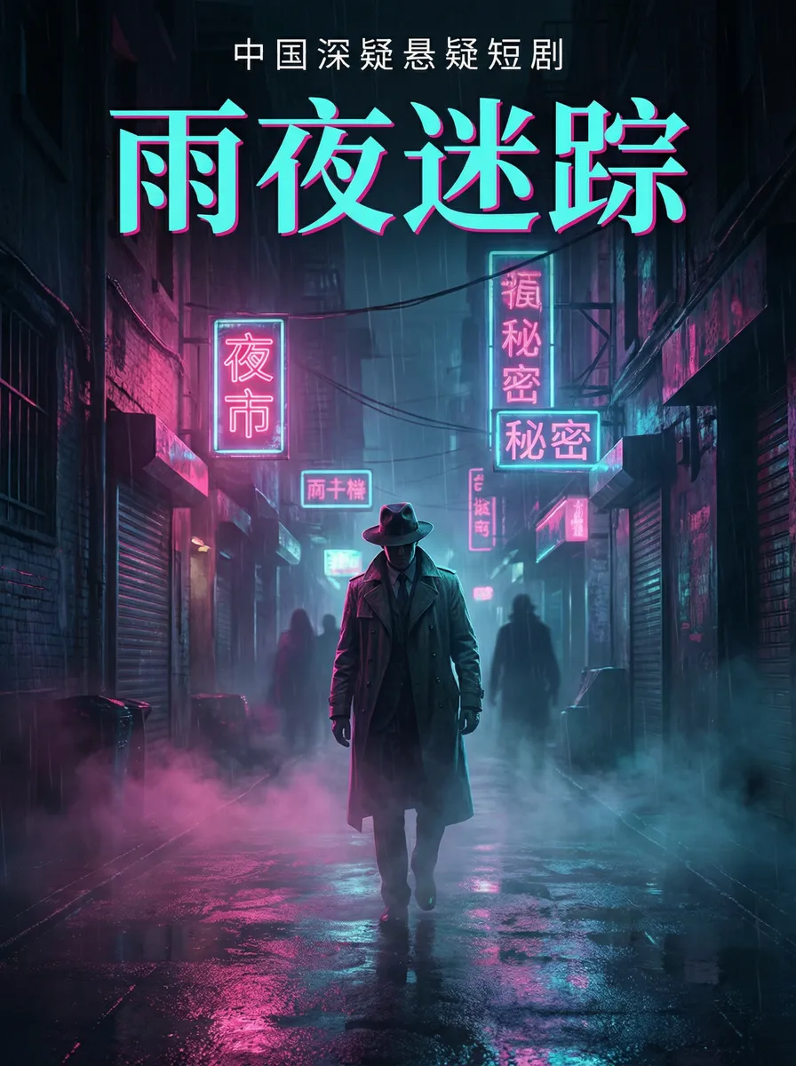 稻田丽森 悬疑追踪短剧 - 雨夜迷踪海报